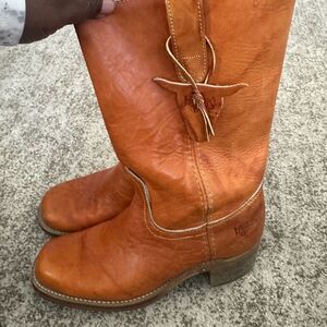 Landis Vintage Leather Square Tie Men’s Boots 11.5